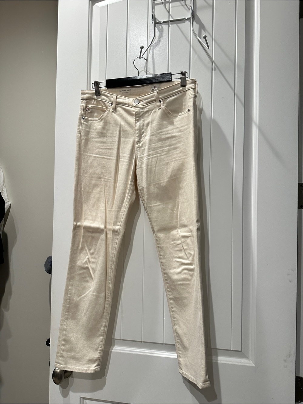 Ag Adriano Goldschmied Women's Skinny Jeans in Cream